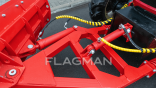 Отвал Flagman | Флагман 5090 SG к трактору Solis 50 с демпферными пруж. и гидроповоротом (2,2 м)