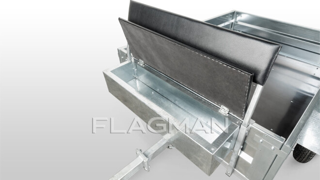 Прицеп Flagman | Флагман ПТМ — 0,5 к мотоблоку/мини-трактору