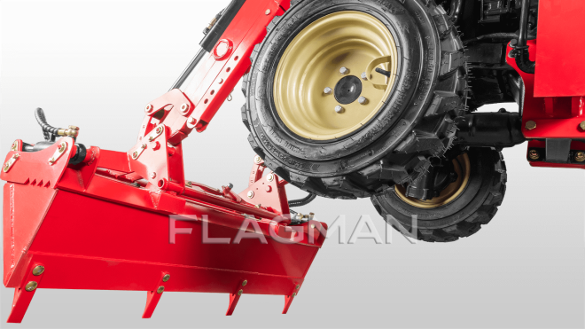 Фронтальный погрузчик Flagman | Флагман PRO Solis 26 6+2-500 (челюстной с распред. без автогоризонта