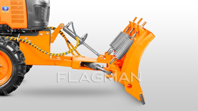 Отвал Flagman | Флагман к трактору Кентавр MASTER Т-444 9+3/HST с пружинными ам. и гидропов. (1,6 м)