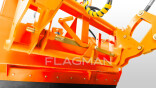 Отвал Flagman | Флагман 04 FP к фронтальному погрузчику с пружинными амор. и гидроповоротом (1,8 м)