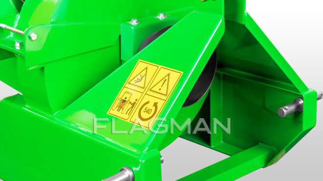 Измельчитель веток коммунальный Flagman | Флагман BX 42S + (кардан 120см/6х6/усиленный/со шпонкой)
