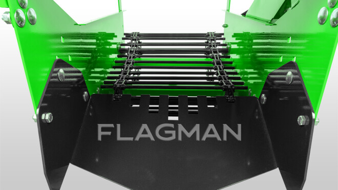 Картофелекопалка транспортерная Flagman | Флагман 2-540 короткая без смещения + (кардан 72см/6х6)