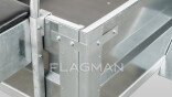 Прицеп Flagman | Флагман ПТМ — 0,5 к мотоблоку/мини-трактору