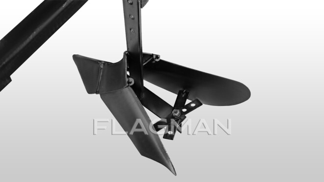 Комплект для окучивания Flagman | Флагман СБ100 к мотоблокам с водяным охл. (Сцепка+рамка+2 окуч.)