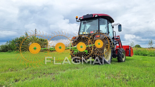 Грабли-сеноворошилки Flagman | Флагман RR-04