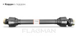 Измельчитель веток коммунальный Flagman | Флагман BX 42S + (кардан 120см/6х6/усиленный/со шпонкой)