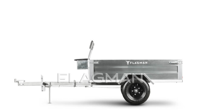 Прицеп Flagman | Флагман ПТМ — 0,5 к мотоблоку/мини-трактору