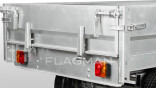 Прицеп Flagman | Флагман C/ПТТ — 1,0 с ПСМ к мини-трактору (самосвальный)