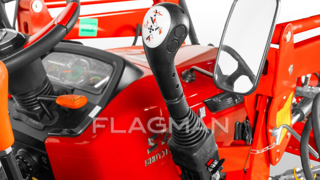 Отвал Flagman | Флагман 03 FP к фронтальному погрузчику с пружинными амор. и гидроповоротом (1,6 м)