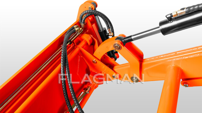Фронтальный погрузчик Flagman | Флагман LONG Кентавр Т-654 G2 PRO-500 (челюстной c джойстиком)