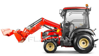 Фронтальный погрузчик Flagman | Флагман PRO Solis 26 HST-500 (челюстной c джойстиком)