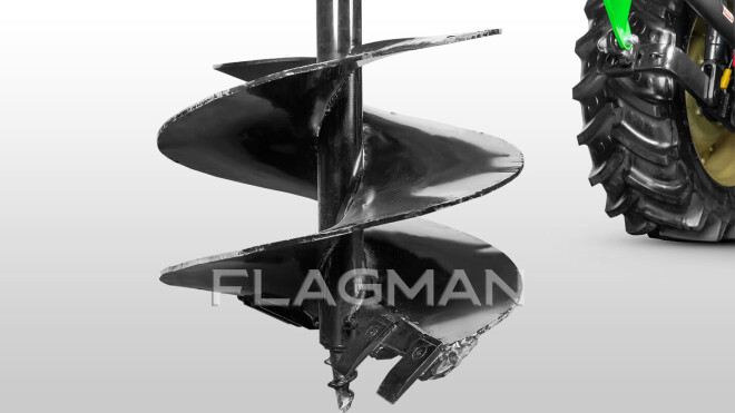 Земляной бур Flagman | Флагман M2 20/60 + (кардан 120см/6х6/усиленный/со шпонкой)