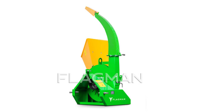 Измельчитель веток коммунальный Flagman | Флагман BX 42S + (кардан 120см/6х6/усиленный/со шпонкой)