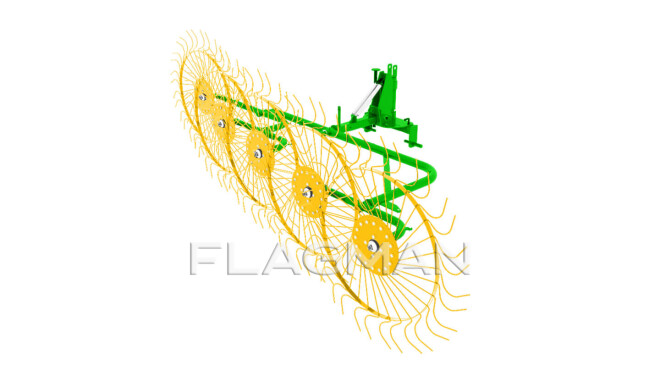 Грабли-сеноворошилки Flagman | Флагман RR-05
