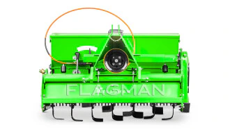 Стоунбурьер с бункером и катком Flagman | Флагман SB125B (1,25 м)