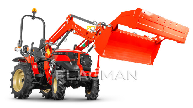 Фронтальный погрузчик Flagman | Флагман PRO Solis 24 6+2-500 (челюстной c джойстиком)