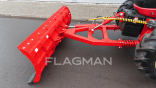 Отвал Flagman | Флагман 5090 SG к трактору Solis 50 с демпферными пруж. и гидроповоротом (2,2 м)