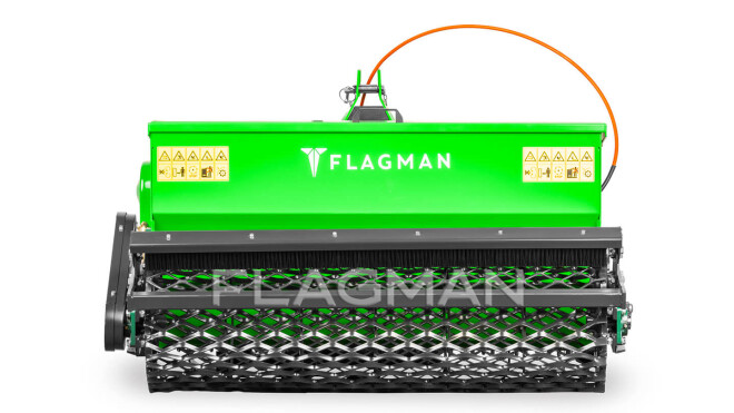 Стоунбурьер с бункером и катком Flagman | Флагман SB125B (1,25 м)