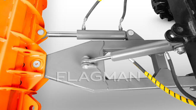 Отвал Flagman | Флагман к трактору Кентавр 654 G2 с демпферными пруж. и гидропов. (1,8 м)