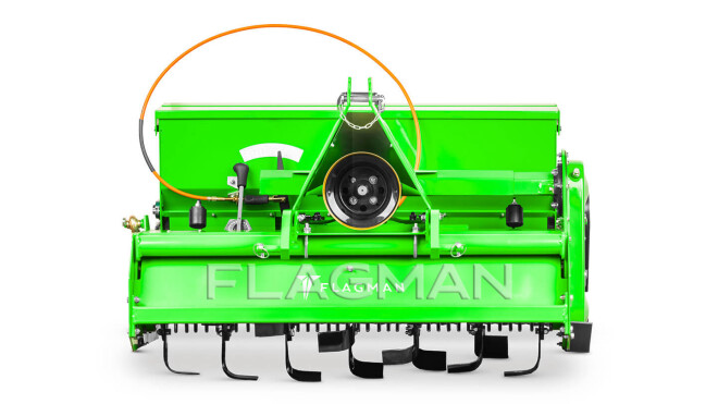 Стоунбурьер с бункером и катком Flagman | Флагман SB125B (1,25 м)
