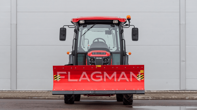 Отвал Flagman | Флагман 5090 SG к трактору Solis 50 с демпферными пруж. и гидроповоротом (2,2 м)