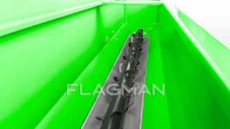 Стоунбурьер с бункером и катком Flagman | Флагман SB145B (1,45 м)
